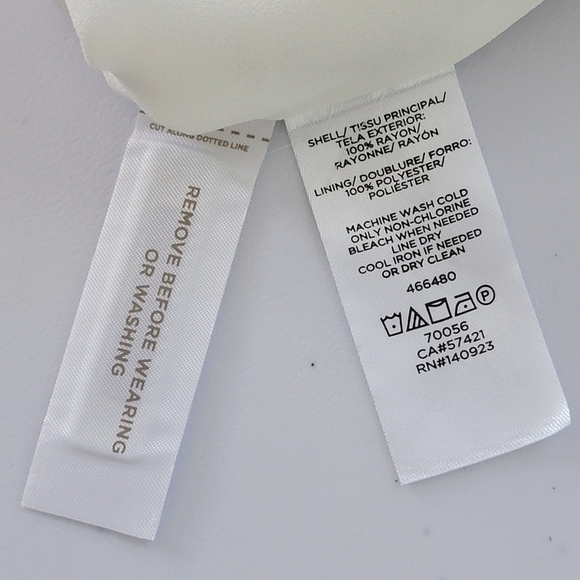 LOFT Blue And White Paisley Floral Print Boho Chic Skirt Sz Large NWOT - Picture 12 of 12